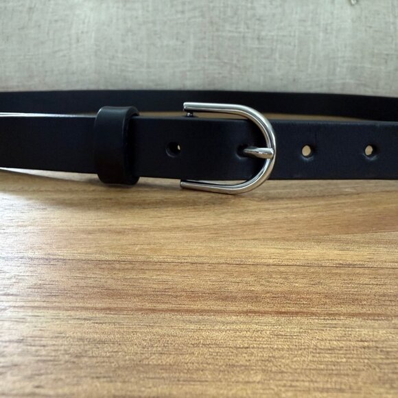 Banana Republic Classic Black leather belt XL - Picture 6 of 7